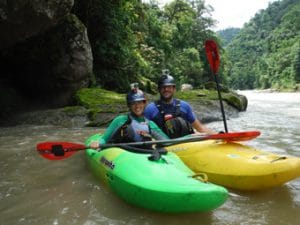 kayaking the pacuare river, costa rica