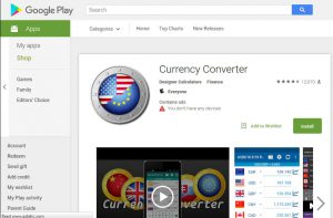 Currency converter app