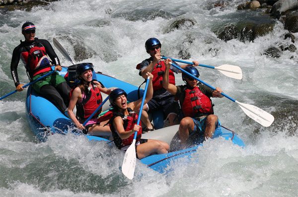 Challenging Rapids & The Beach
