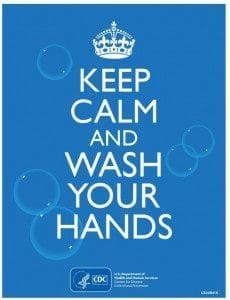 wash hands