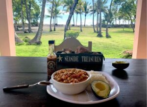 The food in Playa Zancudo